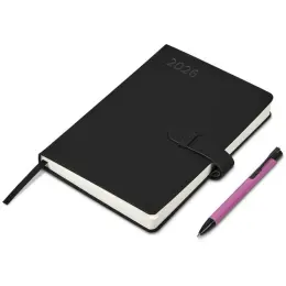 Altitude Enterprise A5 2026 Diary & Zeta Pen Set Pink